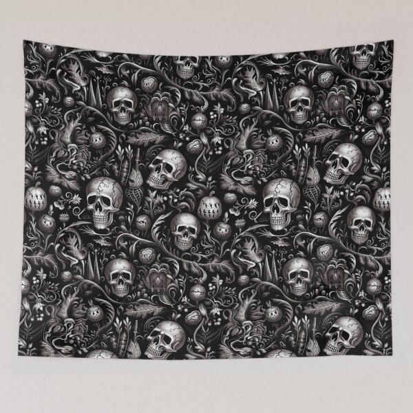 Item preview, Halloween: Ecliptic Shimmer (Skull Heads) designed and sold by Digital Contours.