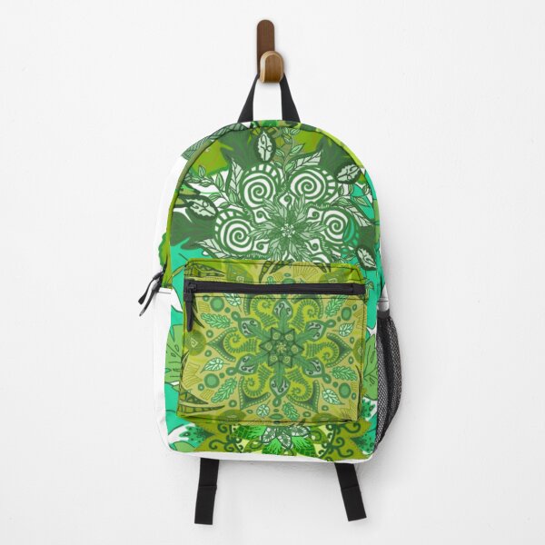 Item preview, mandalas verdes florales designed and sold by Magdalena Borkowska.