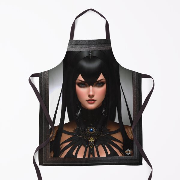 Item preview, Topolov Fashion The Beauty Of Black The Beautiful Andradia Tanis AI Concept Art by Xzendor7 designed and sold by Xzendor7 Digital Art Creations.