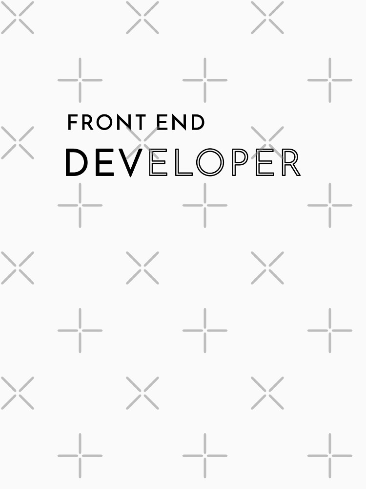 Front End Developer (Inverted) by developer-gifts