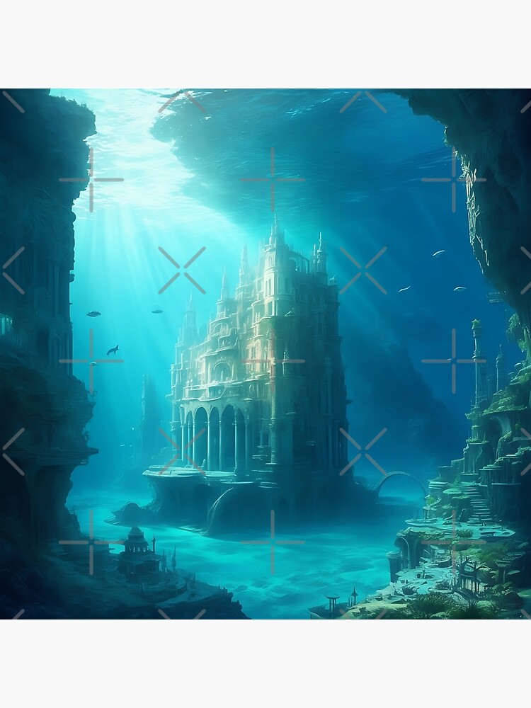 Atlantis Underwater Civilization | Sticker