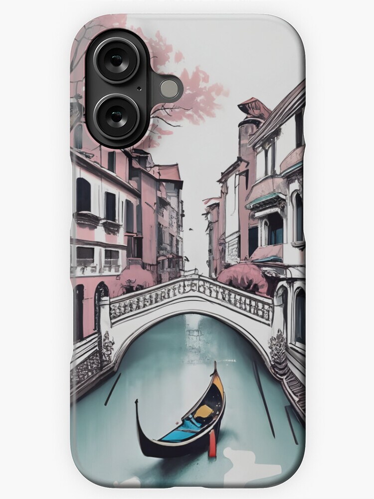 Thumbnail 1 of 4, iPhone Case, Old Traditional Venice House Drawing designed and sold by Patricks-Art.