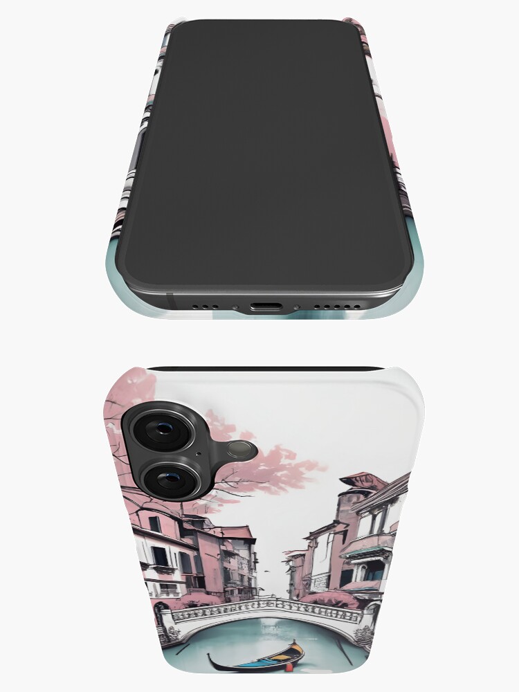 Thumbnail 3 of 4, iPhone Case, Old Traditional Venice House Drawing designed and sold by Patricks-Art.