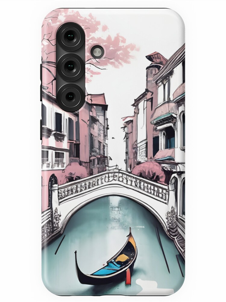 Thumbnail 1 of 4, Samsung Galaxy Phone Case, Old Traditional Venice House Drawing designed and sold by Patricks-Art.