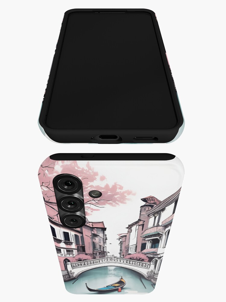 Thumbnail 3 of 4, Samsung Galaxy Phone Case, Old Traditional Venice House Drawing designed and sold by Patricks-Art.