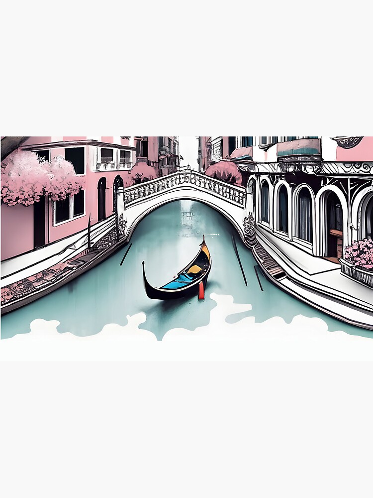 Thumbnail 6 of 6, Coffee Mug, Old Traditional Venice House Drawing designed and sold by Patricks-Art.