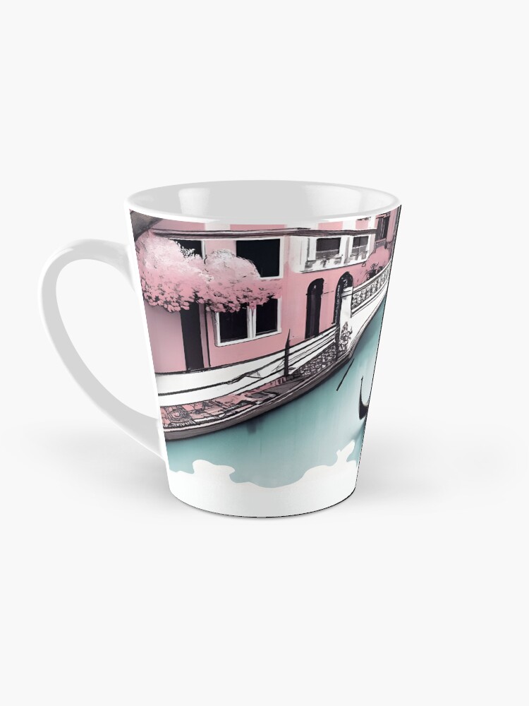 Thumbnail 3 of 4, Coffee Mug, Old Traditional Venice House Drawing designed and sold by Patricks-Art.