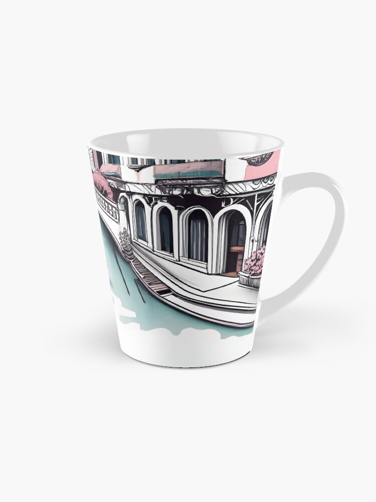 Thumbnail 1 of 4, Coffee Mug, Old Traditional Venice House Drawing designed and sold by Patricks-Art.