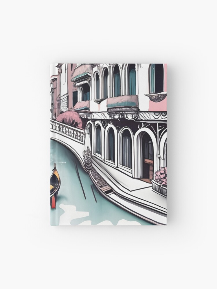 Thumbnail 1 of 3, Journal, Old Traditional Venice House Drawing designed and sold by Patricks-Art.