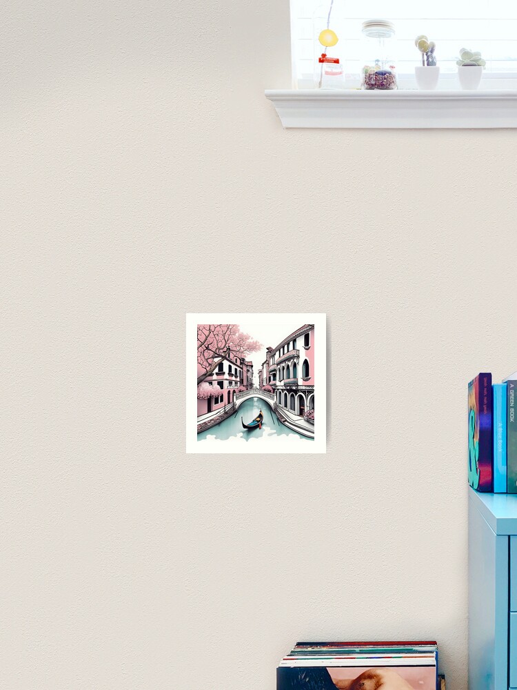 Thumbnail 2 of 3, Art Print, Old Traditional Venice House Drawing designed and sold by Patricks-Art.