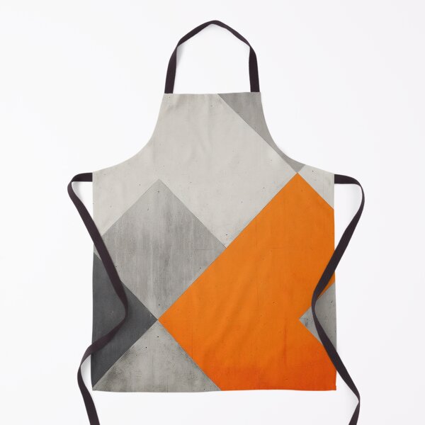 Item preview, Orange and Grey triangles with Concrete Texture I. designed and sold by sylviabosky.