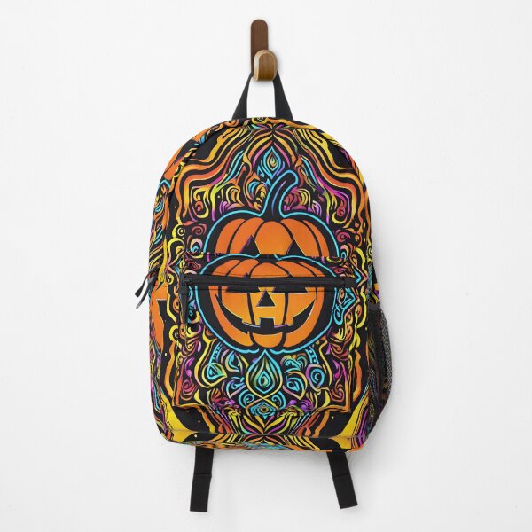 Item preview, Hippy Trippy Halloween Pumpkin 30 designed and sold by Artekinium.
