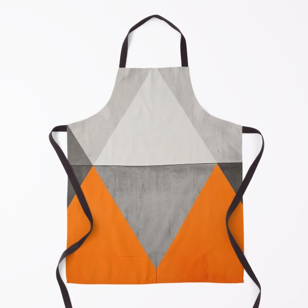 Item preview, Orange and Grey triangles with Concrete Texture II. designed and sold by sylviabosky.
