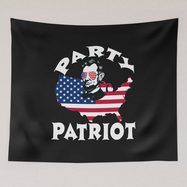 Item preview, Party Patriot Inependence Day Shirt designed and sold by GlowTees.