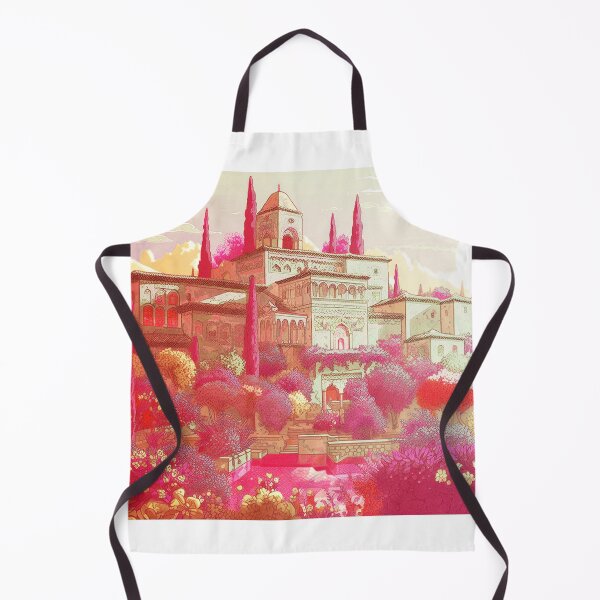 Item preview, The Alhambra, Granada, Spain, Summer, AI Generated Art - A Famous Monument of Islamic Architecture designed and sold by studioSharonKay.