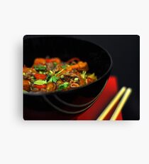 Chinese Noodles Canvas Print