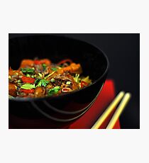 Chinese Noodles Photographic Print