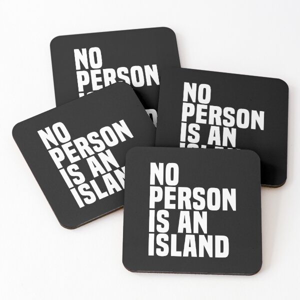 Item preview, No Person Is An Island - Wisdom Quote designed and sold by Vector-Artist.