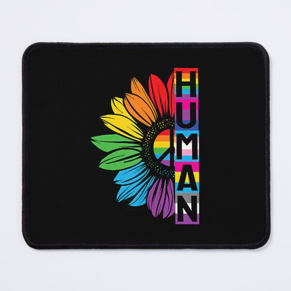 Item preview, Orgullo Aliado HUMANO Girasol Bandera LGB Mes Del Orgullo Gay LGBQ  	 designed and sold by lrwhcvcxowh11.