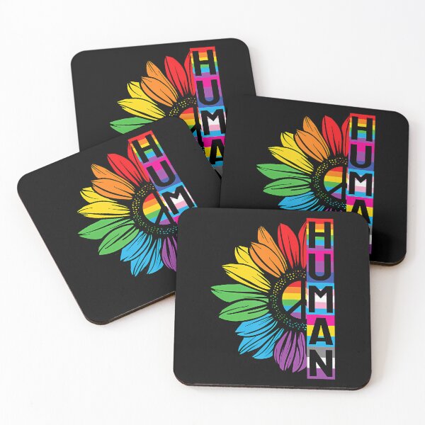 Item preview, Orgullo Aliado HUMANO Girasol Bandera LGB Mes Del Orgullo Gay LGBQ  	 designed and sold by lrwhcvcxowh11.