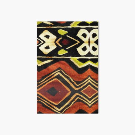 Africa Design Fabric Texture Art Board Print