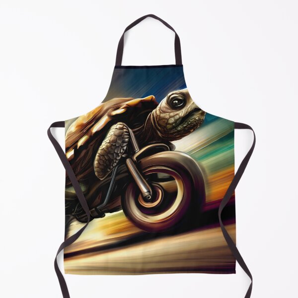 Item preview, Turtle driving a motorcycle at high speed designed and sold by MinimalMark.