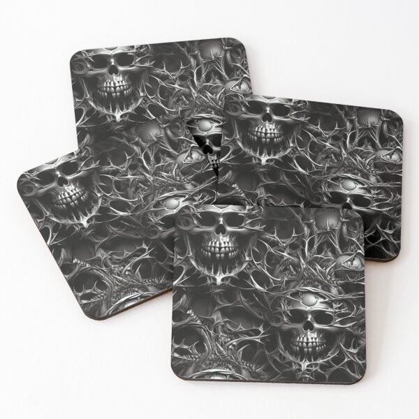 Item preview, Halloween: Stellar Mirage (Skull Heads) designed and sold by Digital Contours.
