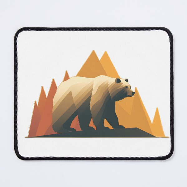 Item preview, Bear in front of mountain designed and sold by sakurashorty.