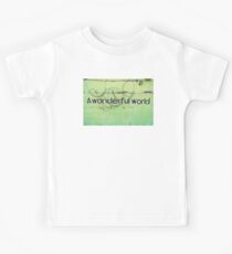 A wonderful world Kinder T-Shirt