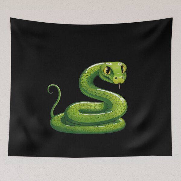 Item preview, Cute Green Snake Sticker designed and sold by RANDOMNESS.