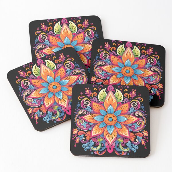 Item preview, symmetry flower design designed and sold by fashionFlexx.