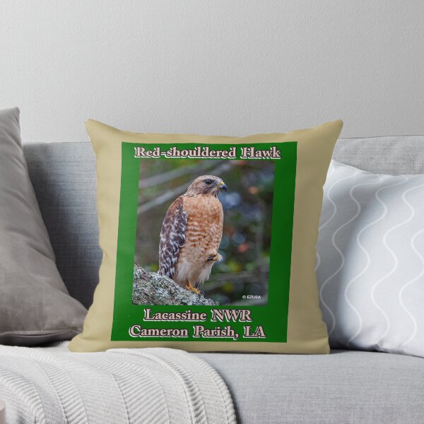Item preview, The Perfect Gift For A Bird Lover: Red-shouldered Hawk, Lacassine NWR, Cameron Parish, LA. designed and sold by MoreEZUSA-Here.