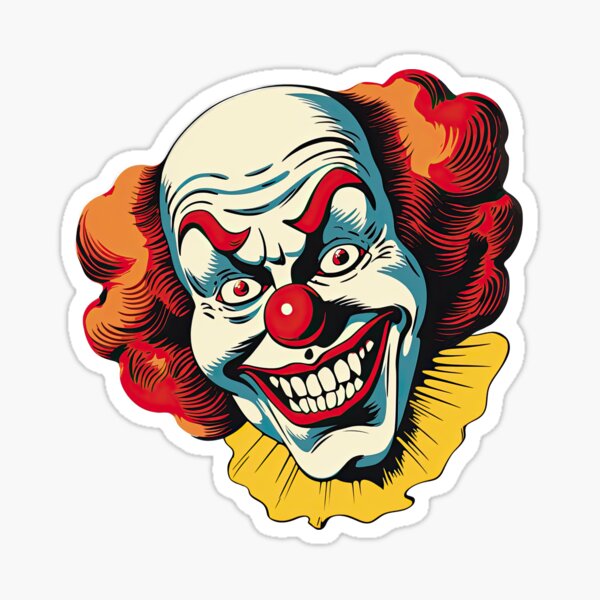 Item preview, Vintage Creepy Clown designed and sold by Studio-g.