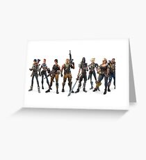 Fortnite Characters! Greeting Card