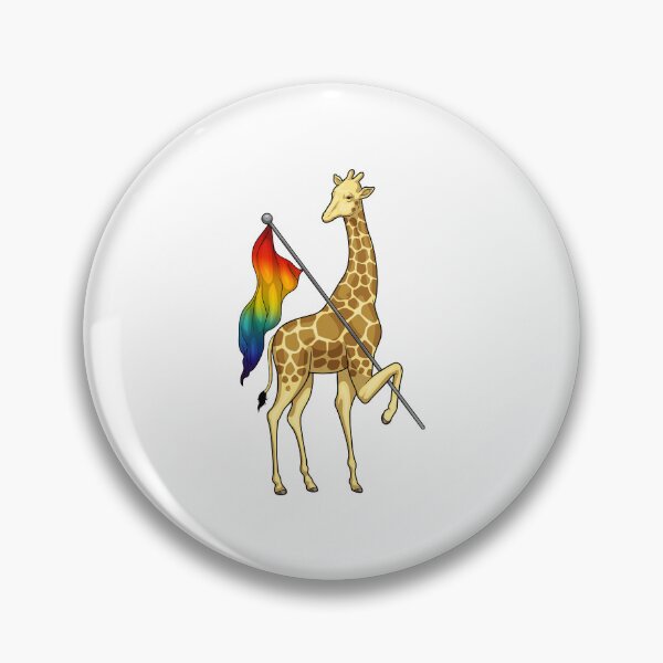 Artikelvorschau, Giraffe Regenbogen Flagge entworfen und verkauft von Snabdesign84.