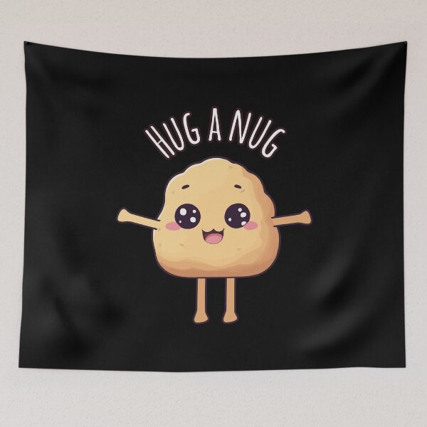 Item preview, Kawaii Chicken Nugget Hug - Hug a Nug designed and sold by Ridaelb.