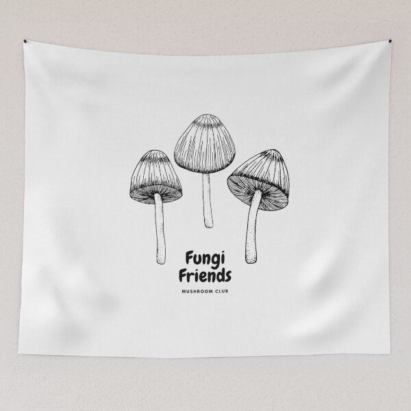 Artikelvorschau, Fungi Friends Pilzclub entworfen und verkauft von ModernAndFunky.