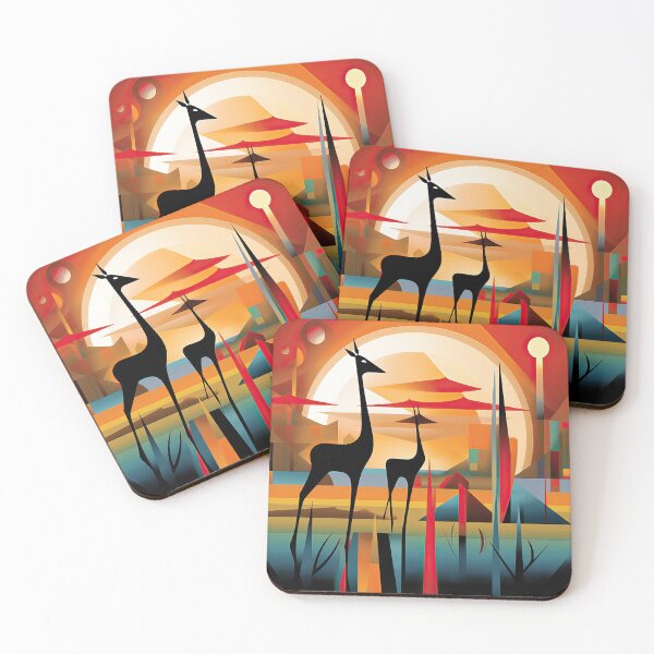 Item preview, African Savanna Bauhaus Design designed and sold by ArtificialGenes.
