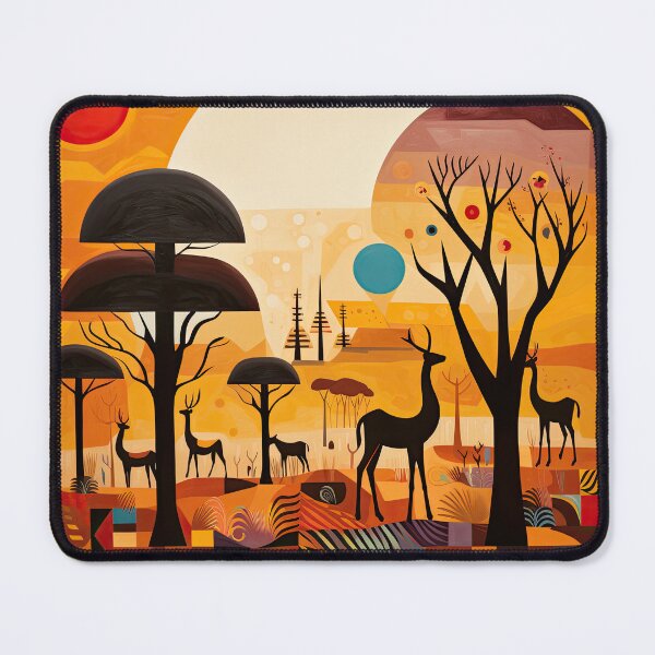 Item preview, African Savanna Bauhaus Design designed and sold by ArtificialGenes.