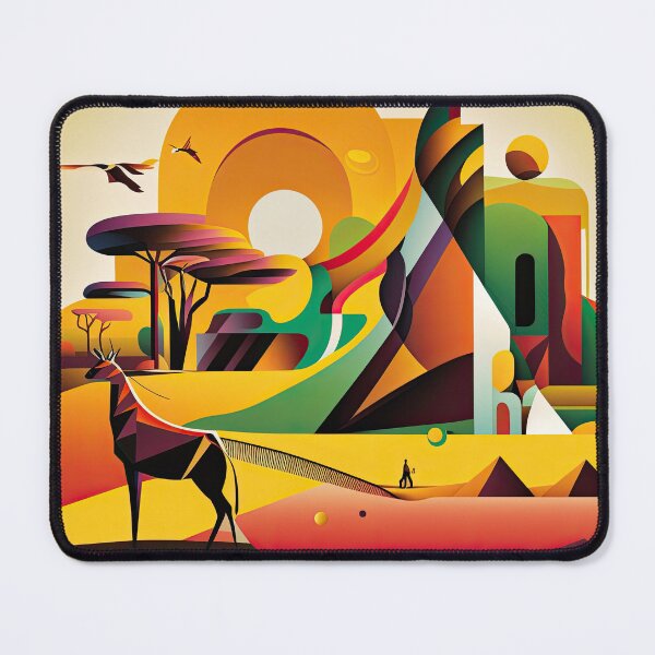 Item preview, African Savanna Bauhaus Design designed and sold by ArtificialGenes.