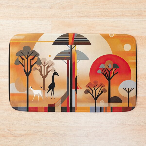 Artikelvorschau, African Savanna Bauhaus Design entworfen und verkauft von ArtificialGenes.