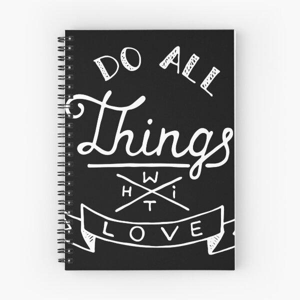 Item preview, Do All Things With Love - Motivational T-shirt designed and sold by Thiago Régis.