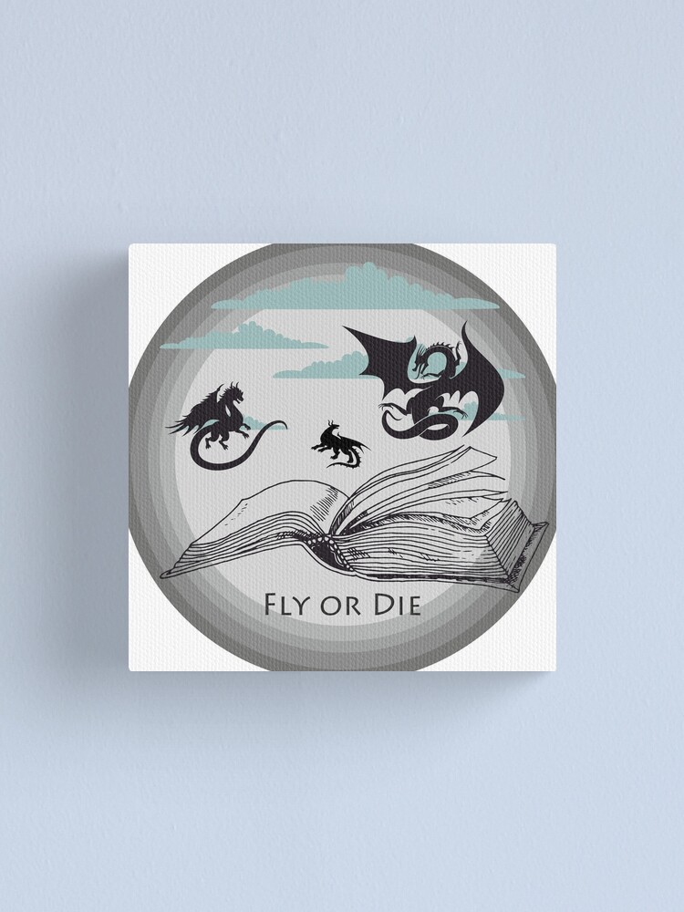 Fly or Die Fourth Wing Poster for Sale by ArtisticPen-art