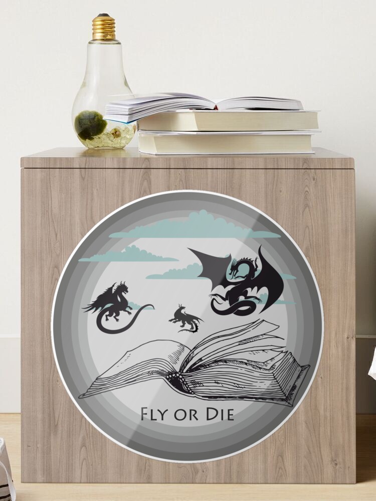 Fly or Die Fourth Wing Poster for Sale by ArtisticPen-art