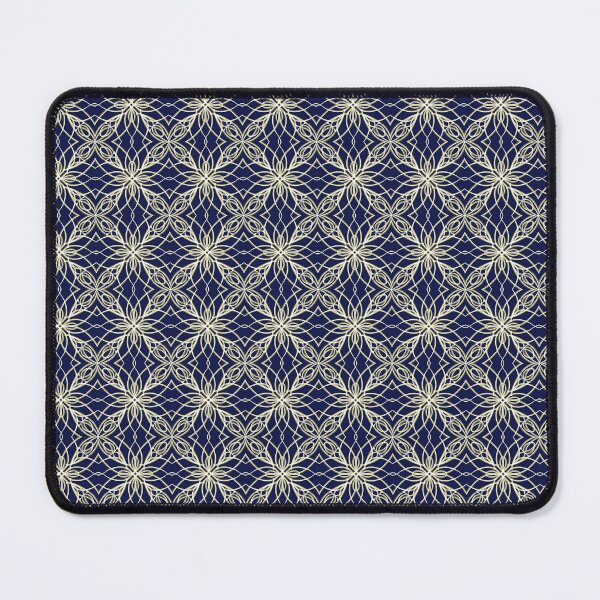 Item preview, geometric floral surface in golden color designed and sold by ShlemDesign.