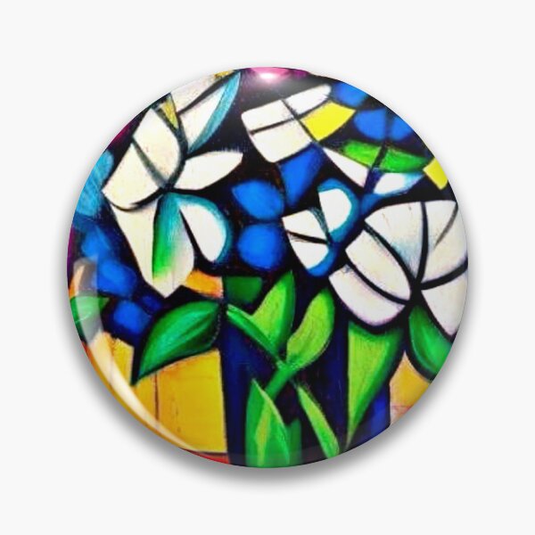 Item preview, florero con flores designed and sold by George Hutton Hunter.