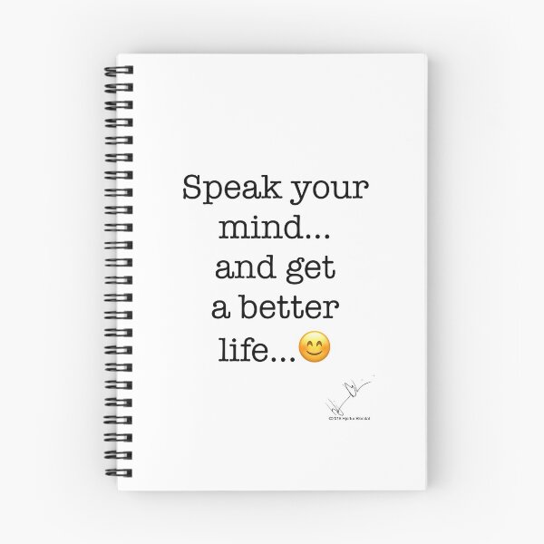 Item preview, Speak your mind... and get a better life... :-) designed and sold by Hjortur.