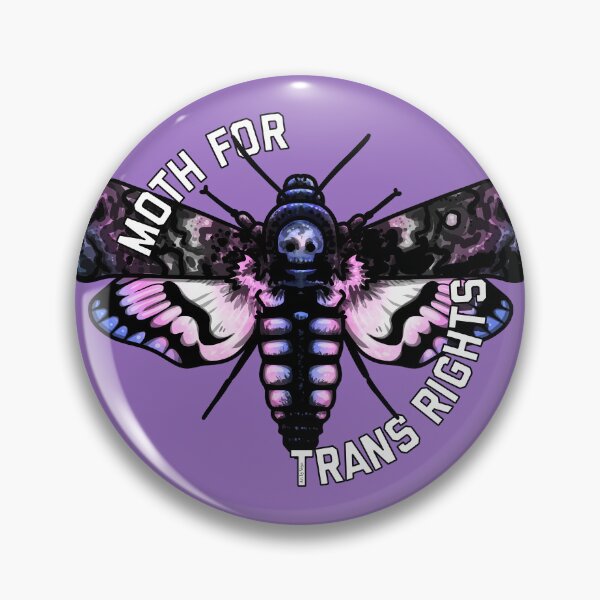 Item preview, Moth For Trans Rights designed and sold by Art by Veya.