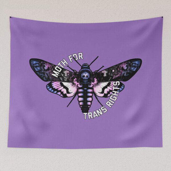 Item preview, Moth For Trans Rights designed and sold by Art by Veya.