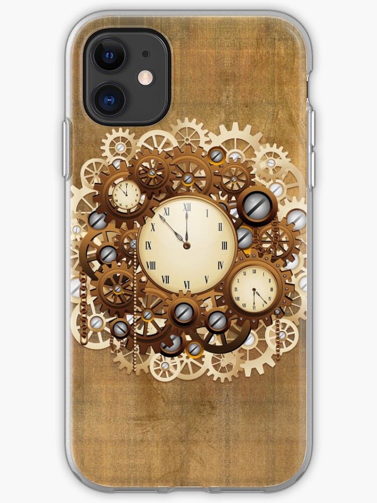 Steampunk clocks and gears iphone 11 case Steampunk clocks and gears iphone 11 case